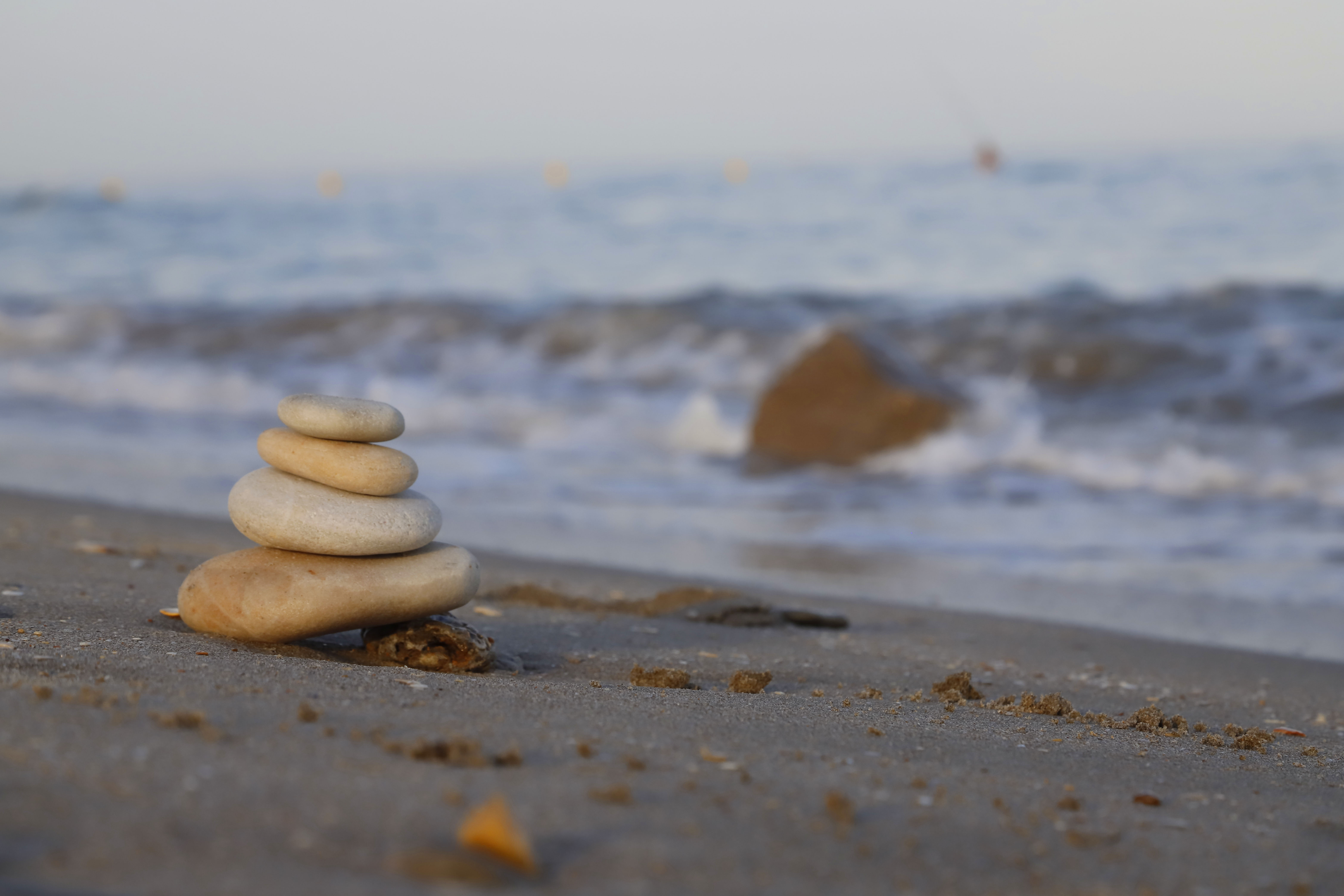 Photo galets mer sérénité